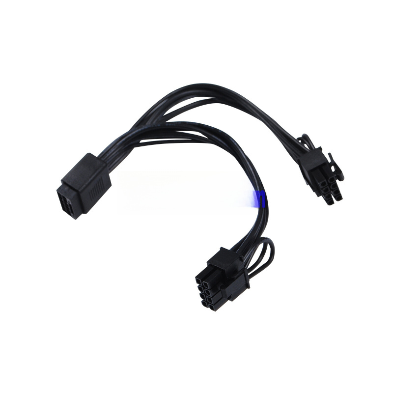 Dual 8Pin To 16Pin 12Vhpwr Cable - Z PCIe 전원 어댑터 16핀-듀얼 8핀(6+2)