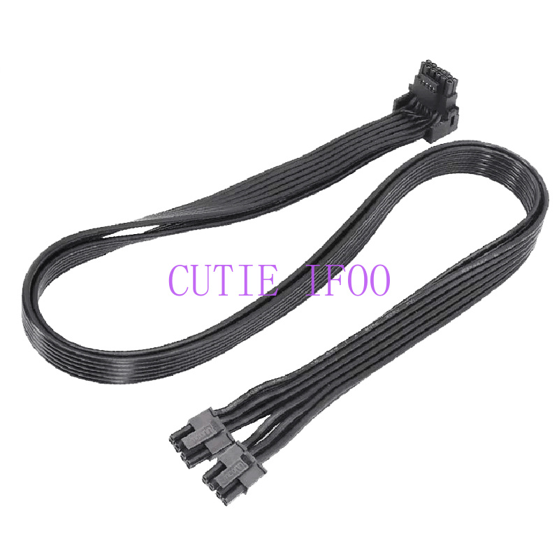 Dual 8Pin To 16Pin 12Vhpwr Cable - 델 R740 R740XD 용 GPU 전원