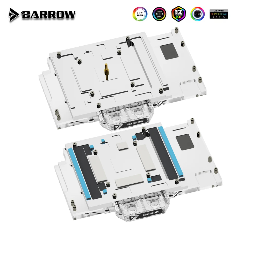 Rtx 4090 Water Block - 바로우 풀 커버리지 GPU 워터 블록