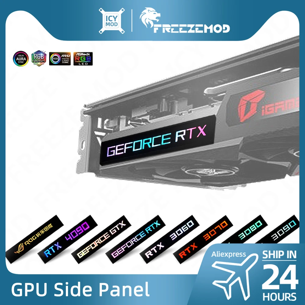 Desktop Gaming Gpu 32Gb - FREEZEMOD GPU 측면 패널 RTX3090 GTX