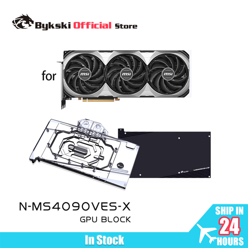 Rtx 4090 Water Block - Bykski N-MS4090VES-X GPU 블록, MSI GeForce