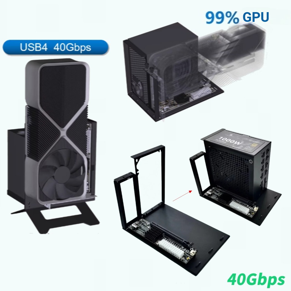 Gpu External Dock Egpu Thunderbolt 4 - UT4G 외장 eGPU 어댑터 USB4 브래킷