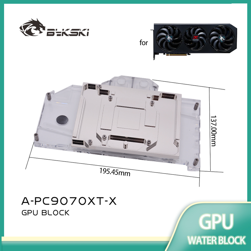 Rx 9070 Xt - Bykski A-PC9070XT-X PowerColor Reaper/Hellhound RX 9070