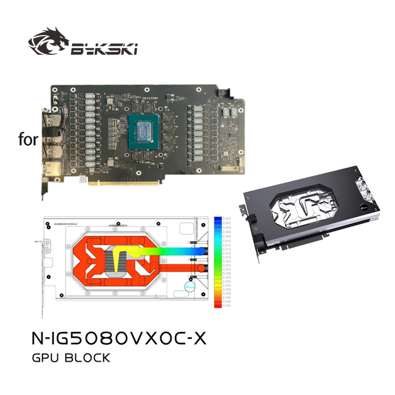 바이크스키 N-IG5080VXOC-X GPU 블록은 컬 - Rtx 5080 16Gb 리뷰 및 가격
