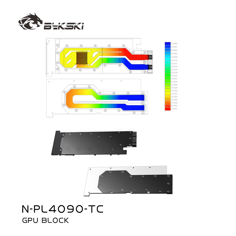 Bykski N-PL4090-TC GPU 액티브 백플레 - Rtx 4090 Water Block 리뷰 및 가격