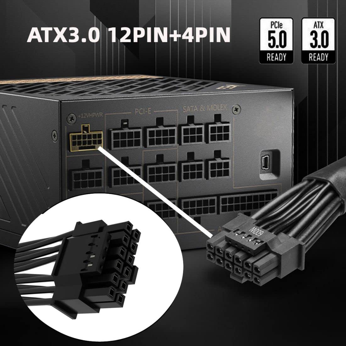 12VHPWR ATX3.0 PCI-E 5.0 RTX 3 - Dual 8Pin To 16Pin 12Vhpwr Cable 리뷰 및 가격
