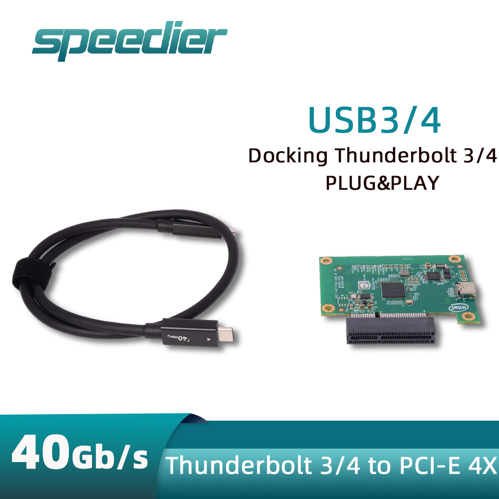 썬더볼트 4 - PCI-E 4X 외장 GPU 확장 도크 - Gpu External Dock Egpu Thunderbolt 4 리뷰 및 가격