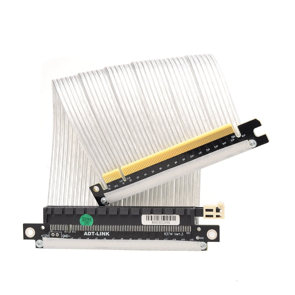 실버 화이트 리버스 PCIE 4.0 차폐 라이저 PCI - Itx Gpu Riser Pcie 4.0 16X 리뷰 및 가격