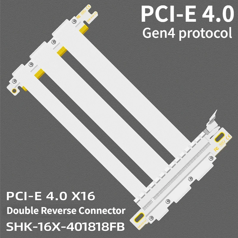 새로운 PCI 익스프레스 4.0 16X 듀얼 리버스 커 - Itx Gpu Riser Pcie 4.0 16X 리뷰 및 가격