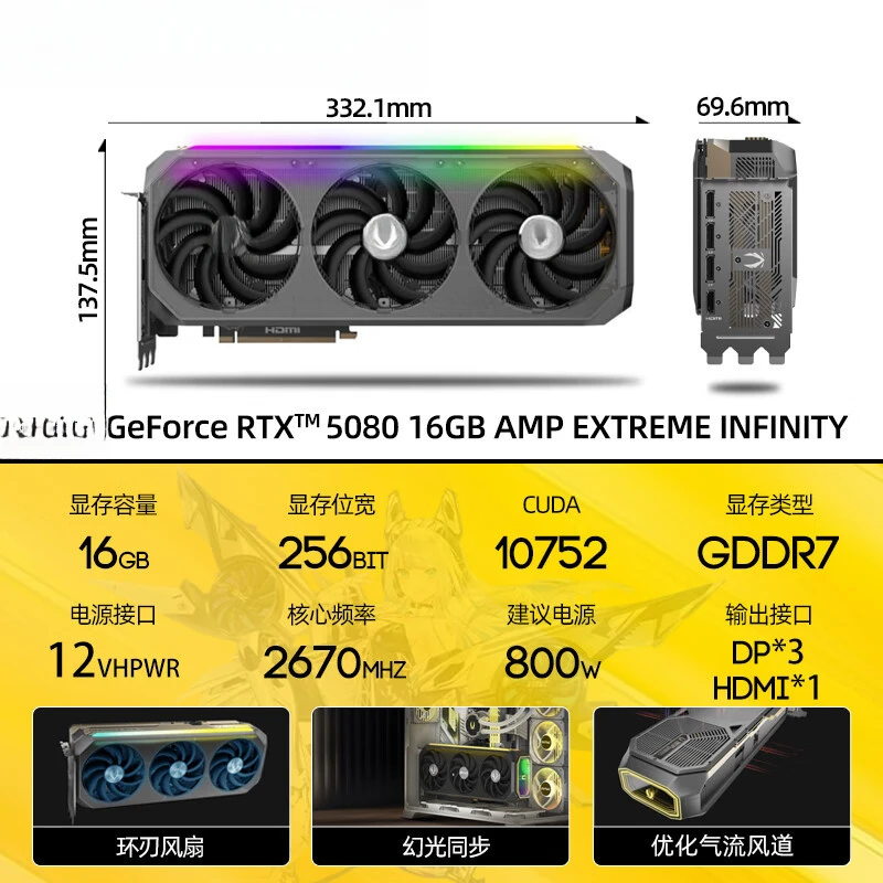 GEFORCE RTX 5080 16GB AMP 데스크탑 - Rtx 5080 16Gb 리뷰 및 가격