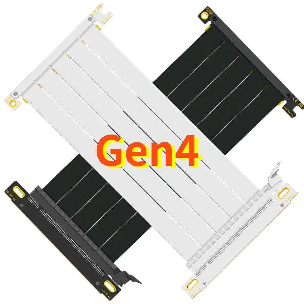 블랙 화이트 더블 리버스 그래픽 카드 확장 케이블, P - Itx Gpu Riser Pcie 4.0 16X 리뷰 및 가격