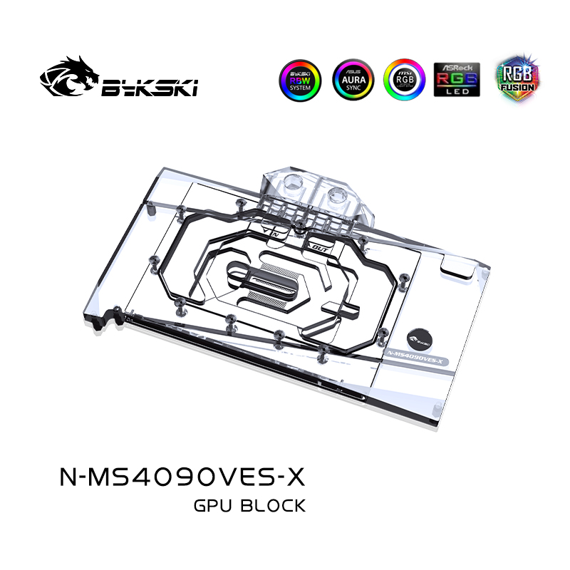 Bykski N-MS4090VES-X GPU 블록, M - Rtx 4090 Water Block 리뷰 및 가격