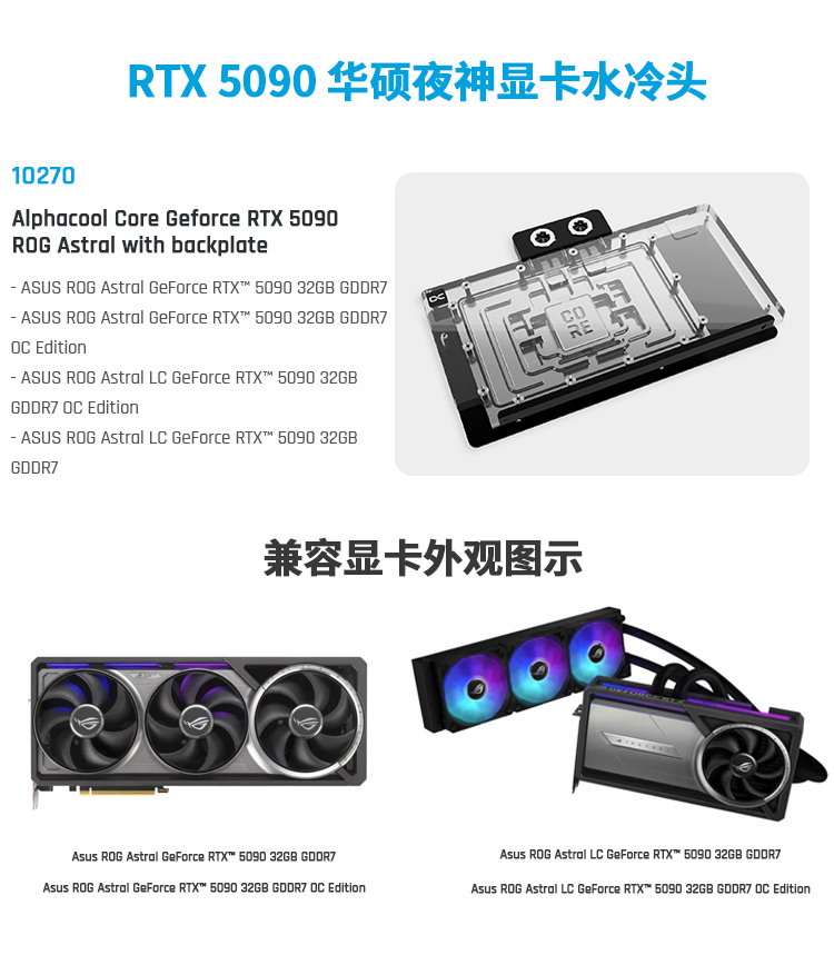 알파쿨 코어 GPU 워터 블록, 아수스 ROG 아스트랄 - Rtx 5090 32Gb 리뷰 및 가격
