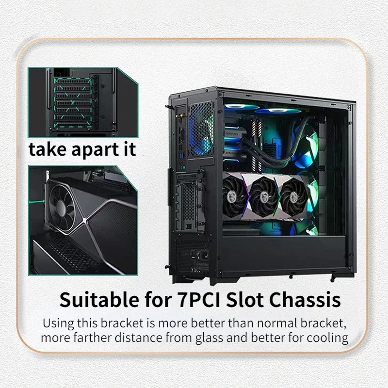 수직 GPU 마운트 브래킷 PC 빌드 그래픽 카드 홀더 - Pcie 5.0 Gpu Riser Cable 리뷰 및 가격