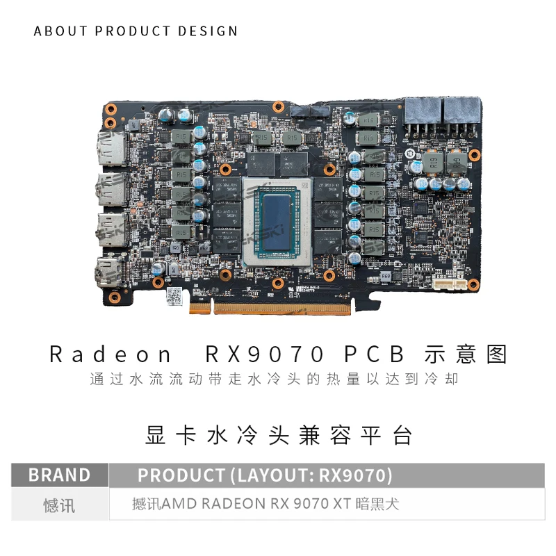 Bykski A-PC9070XT-X PowerColor - Rx 9070 Xt 리뷰 및 가격