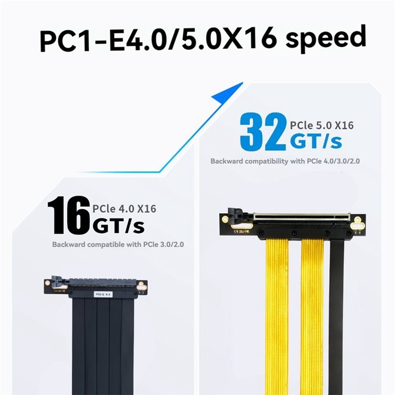 GPU 연장 케이블-Pcie 5.0 X16 라이저 케이 - Pcie 5.0 Gpu Riser Cable 리뷰 및 가격